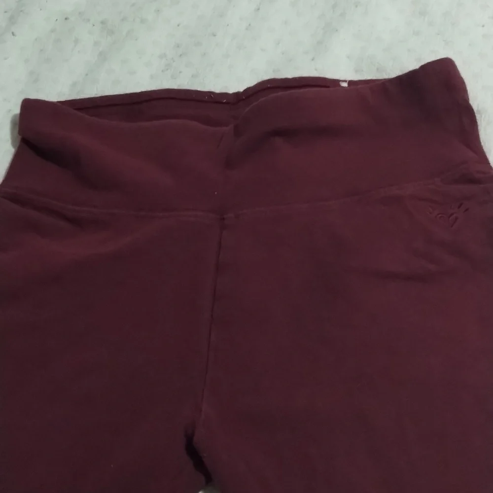 Girls Justice maroon leggings - Picture 3 of 4